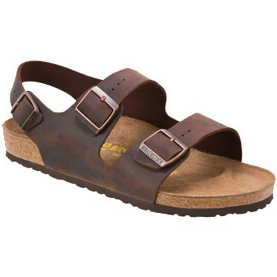 Birkenstock Milano Habana Oiled Leather 3487-13 (Unisex)