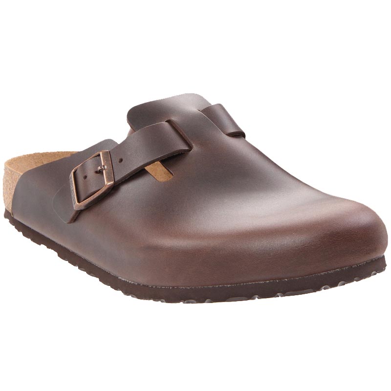 Birkenstock Boston Soft Footbed Brown Amalfi Leather 5984 (Unisex)