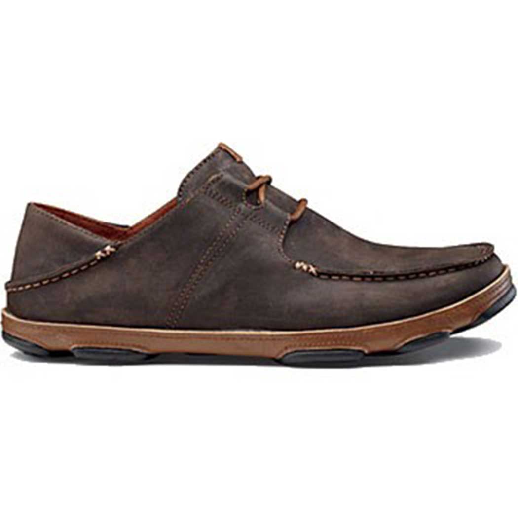 OluKai Ohana Lace-Up Dark Wood  Toffee 10171-6333 (Men's)