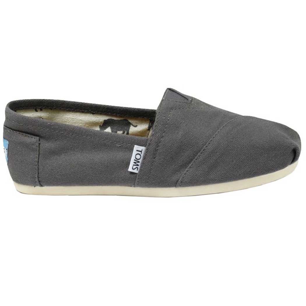 TOMS Shoes Classics Canvas Slip On Ash (Men's)