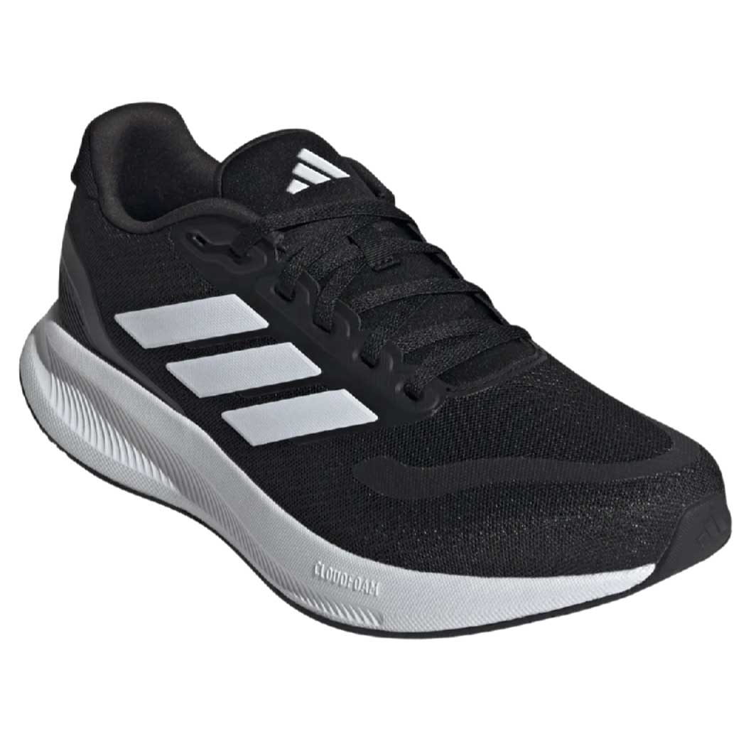 adidas gazelle silver green womens adidas Runfalcon 3.0 Cloudfoam Running Shoes | White/Black main image 0