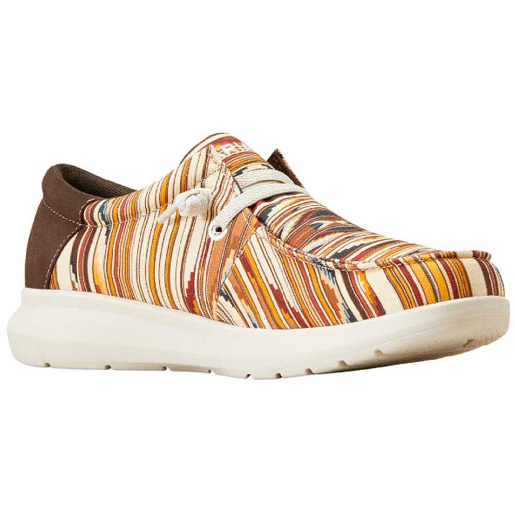 Ballerine Donna Ariat Hilo, Pelle Goffrata Con Inserto Elasticizzato, Suola FLX In Schiuma Leggera, Nere, Taglia 40.5 EU, Slip-on Comode - 5