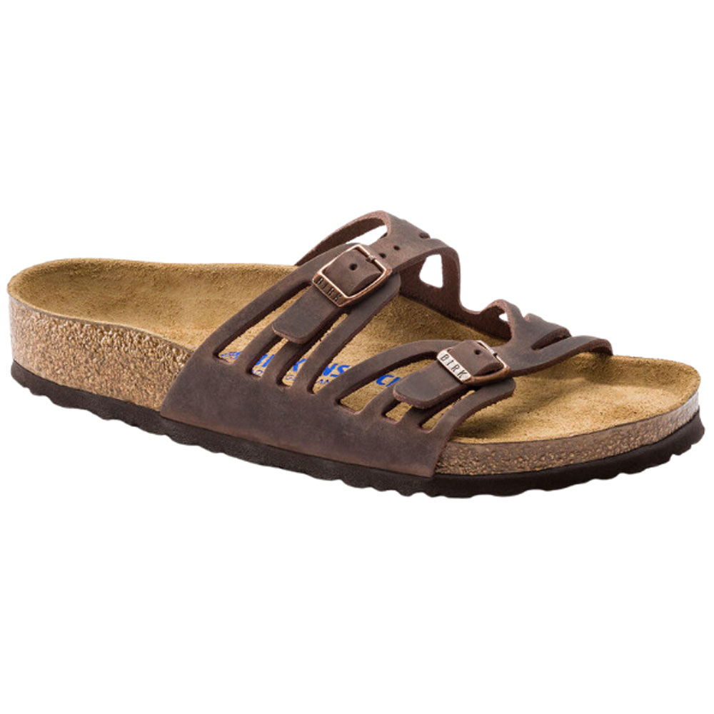 birkenstock granada footbed soft oiled leather habana sandals