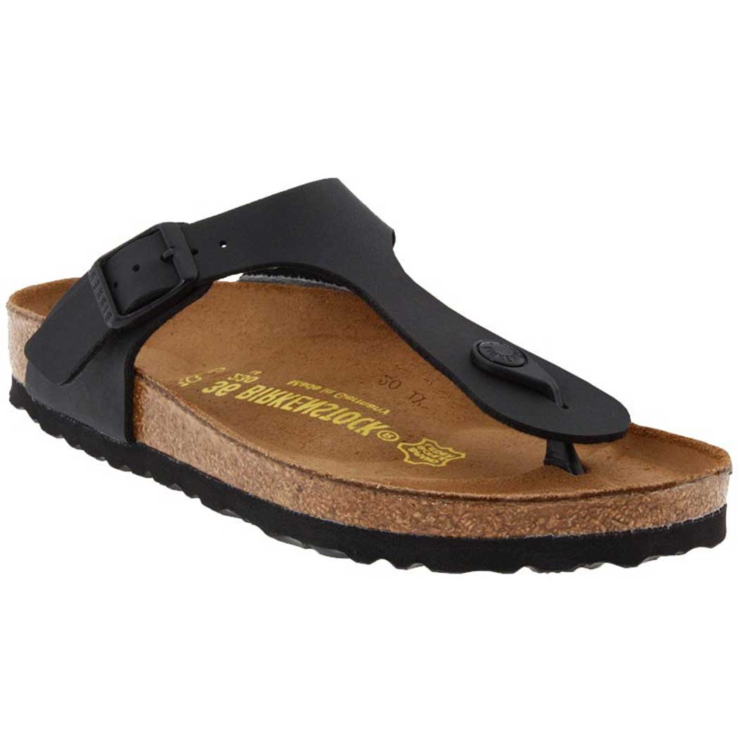 Birkenstock Gizeh Black BirkoFlor Free Shipping!