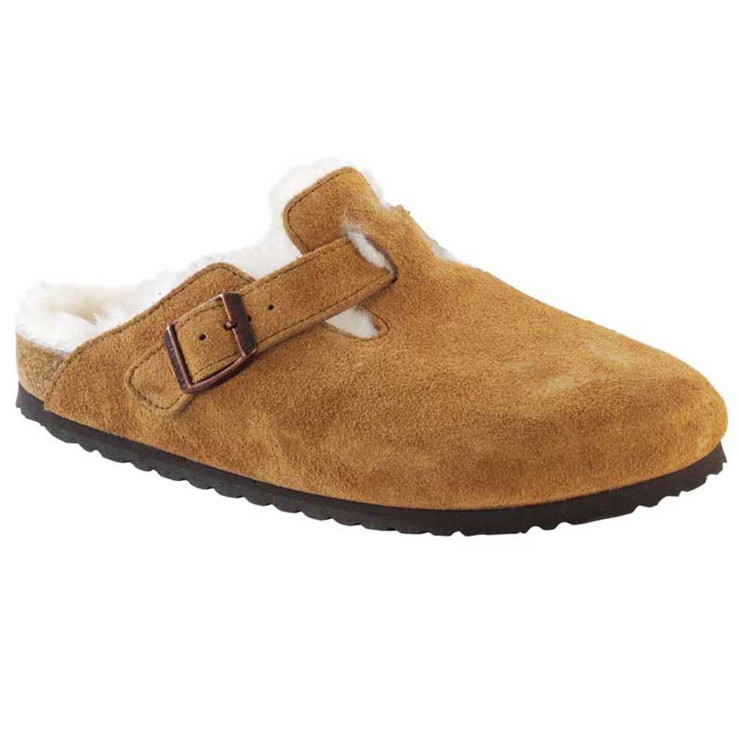 birkenstock mink suede shearling