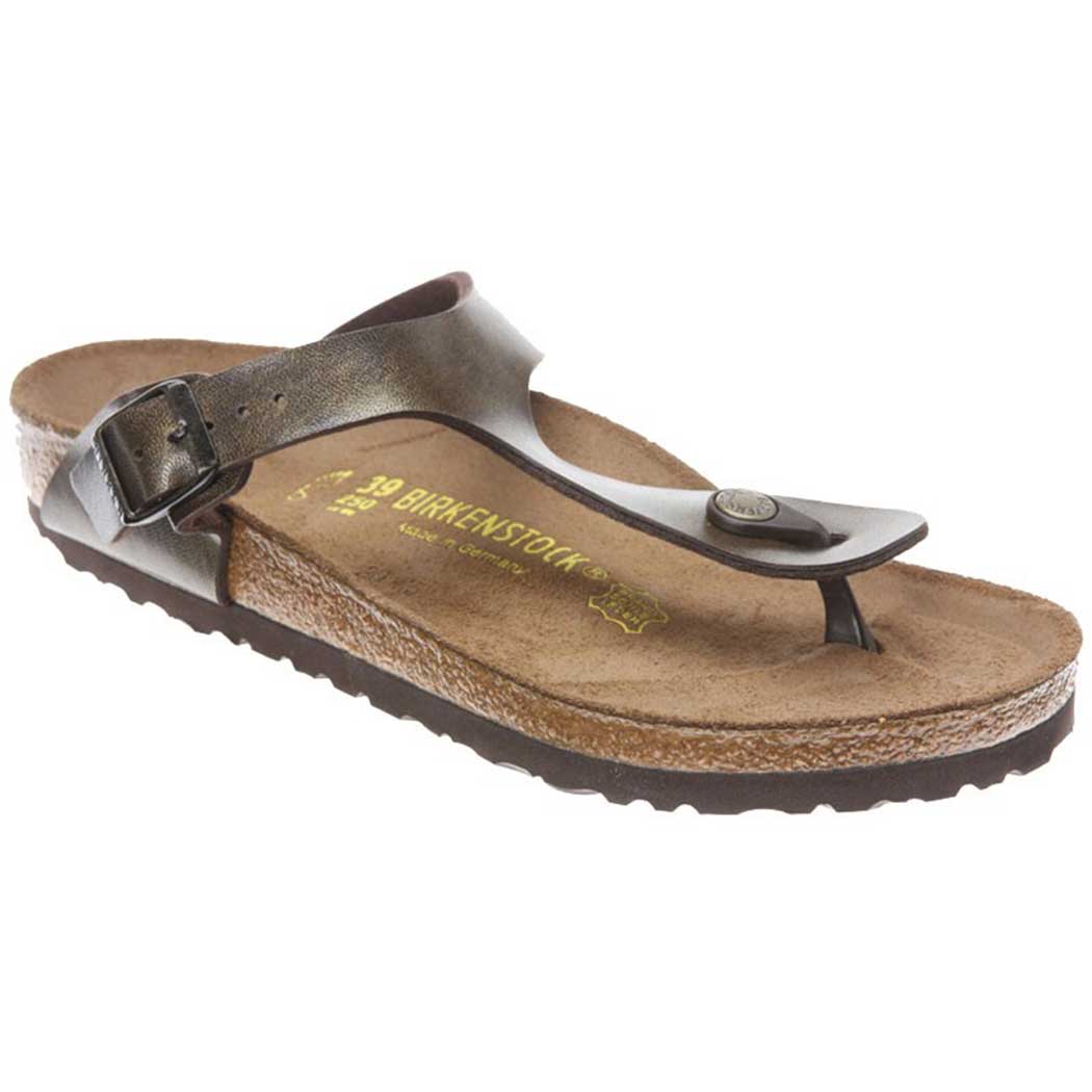 birkenstock gizeh golden brown