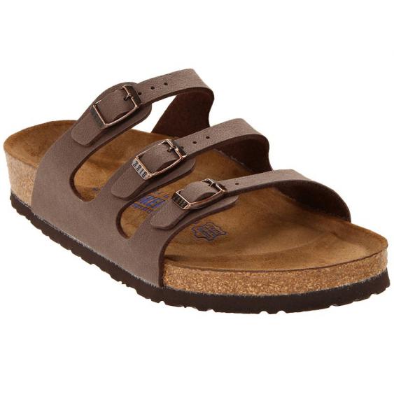 Birkenstock Florida Soft Footbed Mocha Birkibuc 5388-1 (Women's)