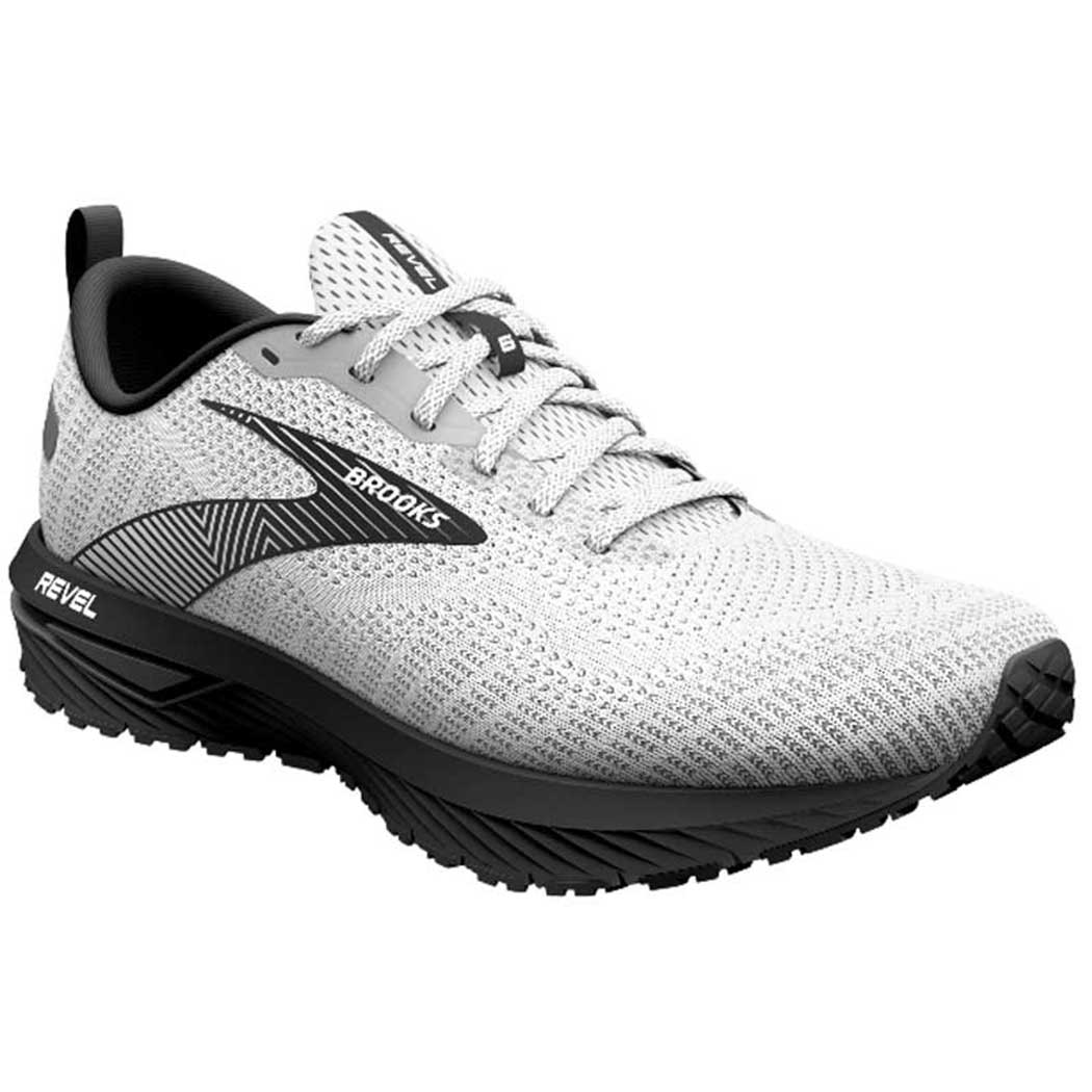 Brooks Revel 6 White/ Black Free Shipping!