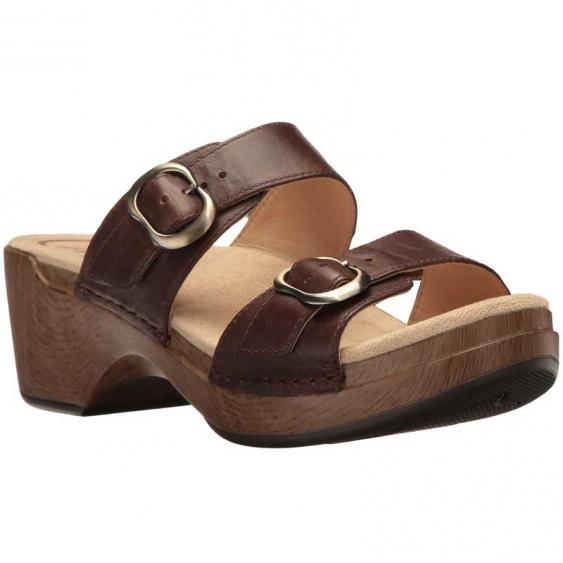 Women's Dansko, Sophie two band slide Sandals | Peltz Shoes