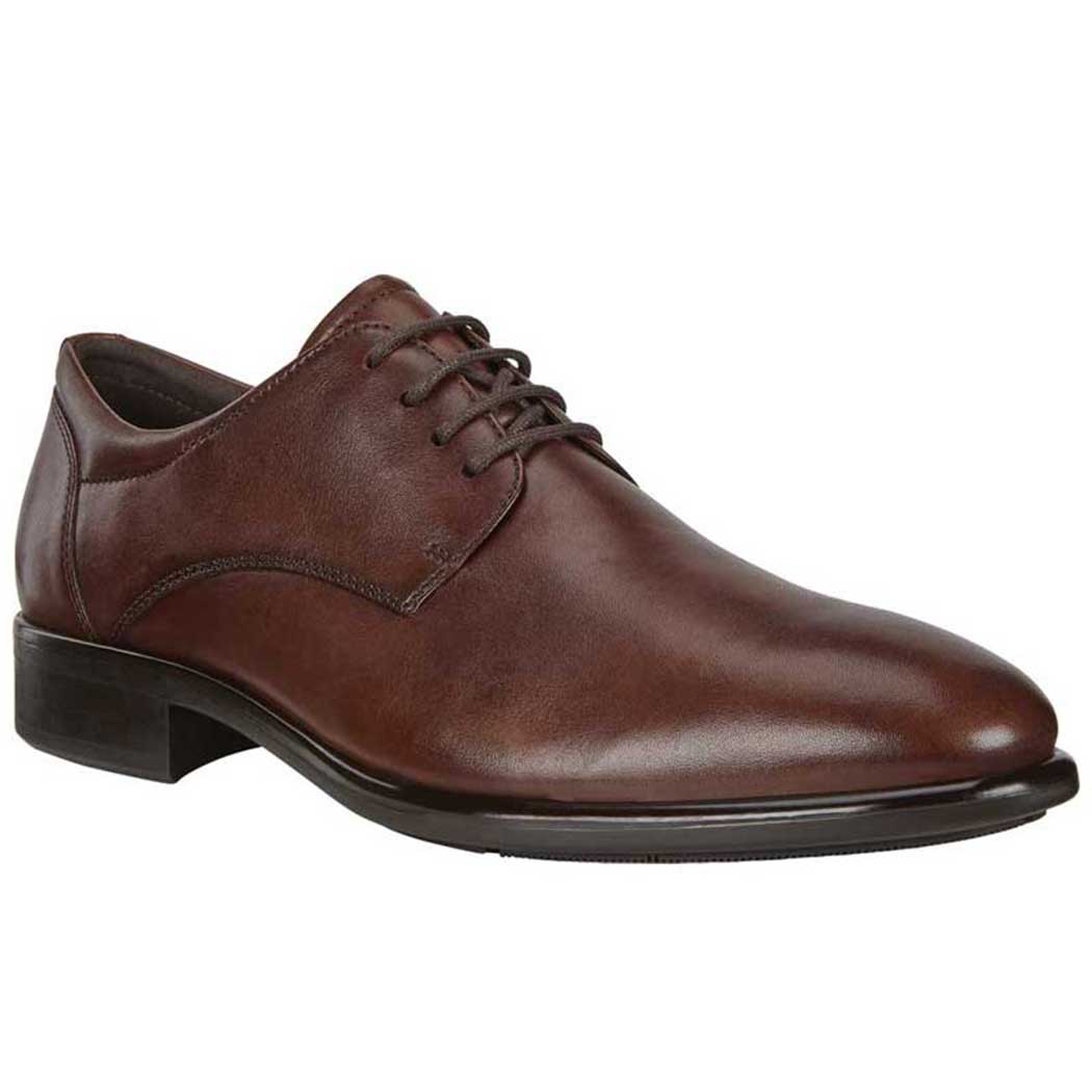 ecco lisbon plain toe tie