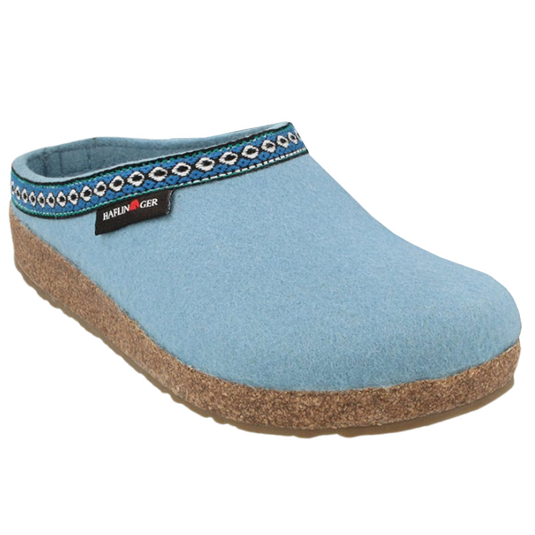 Women's Haflinger Wool Felt Grizzly Clogs | Duluth Trading Company Women's Haflinger Wool Felt Grizzly Clogs | Duluth Trading Company