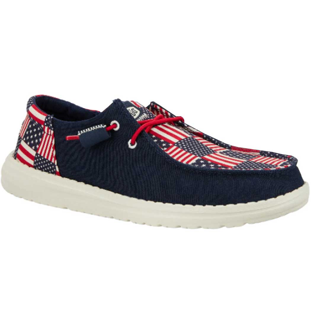 Hey Dude Wendy Funk Americana Bandana Americana shoe with free shipping