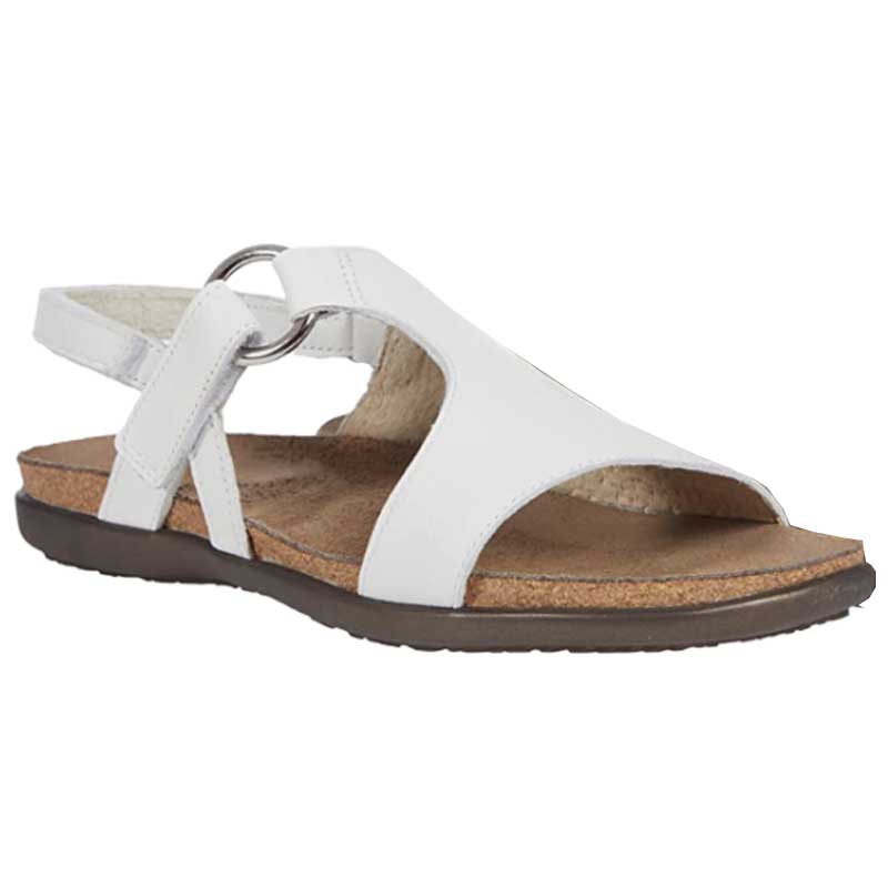Naot Olivia Sandal Soft White Leather -Free Shipping and Exchanges