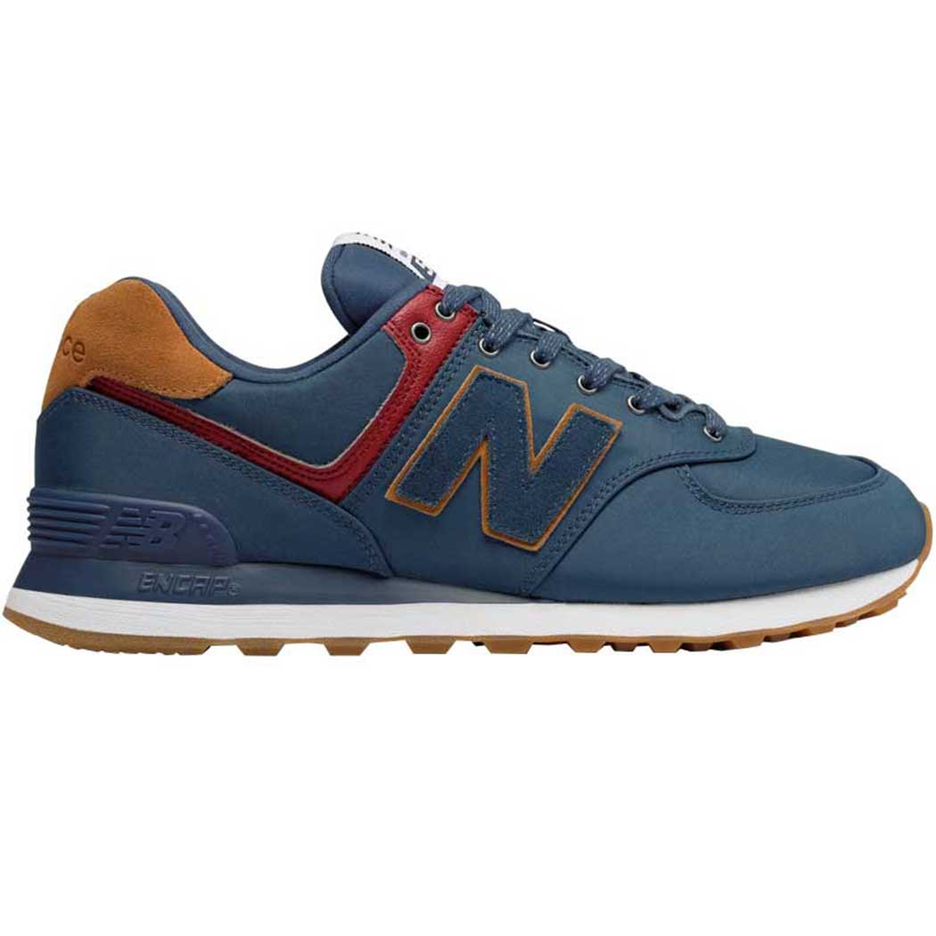 new balance 574 brown blue