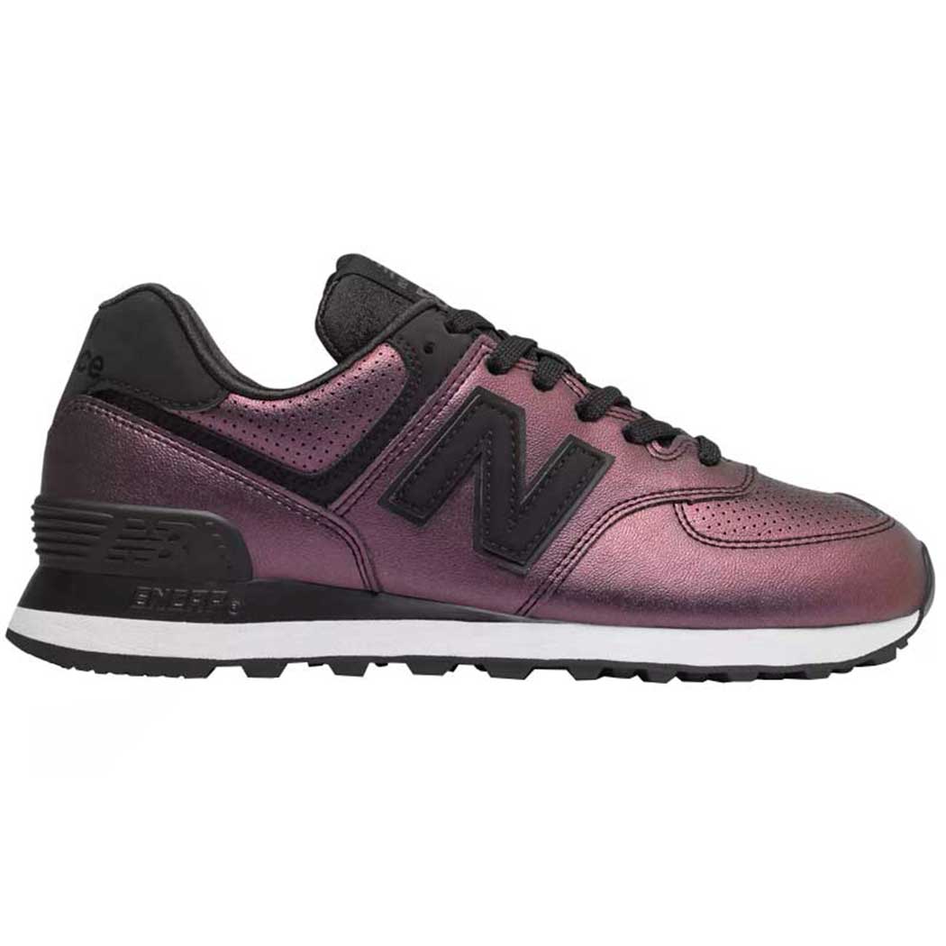 new balance 574 black and purple