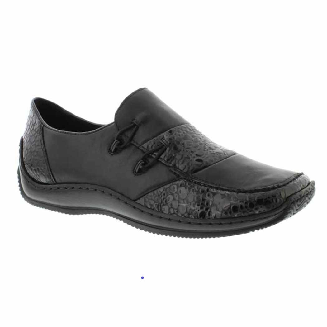 Ladies Rieker Leather Antistress Flat Shoes L1762 | eBay