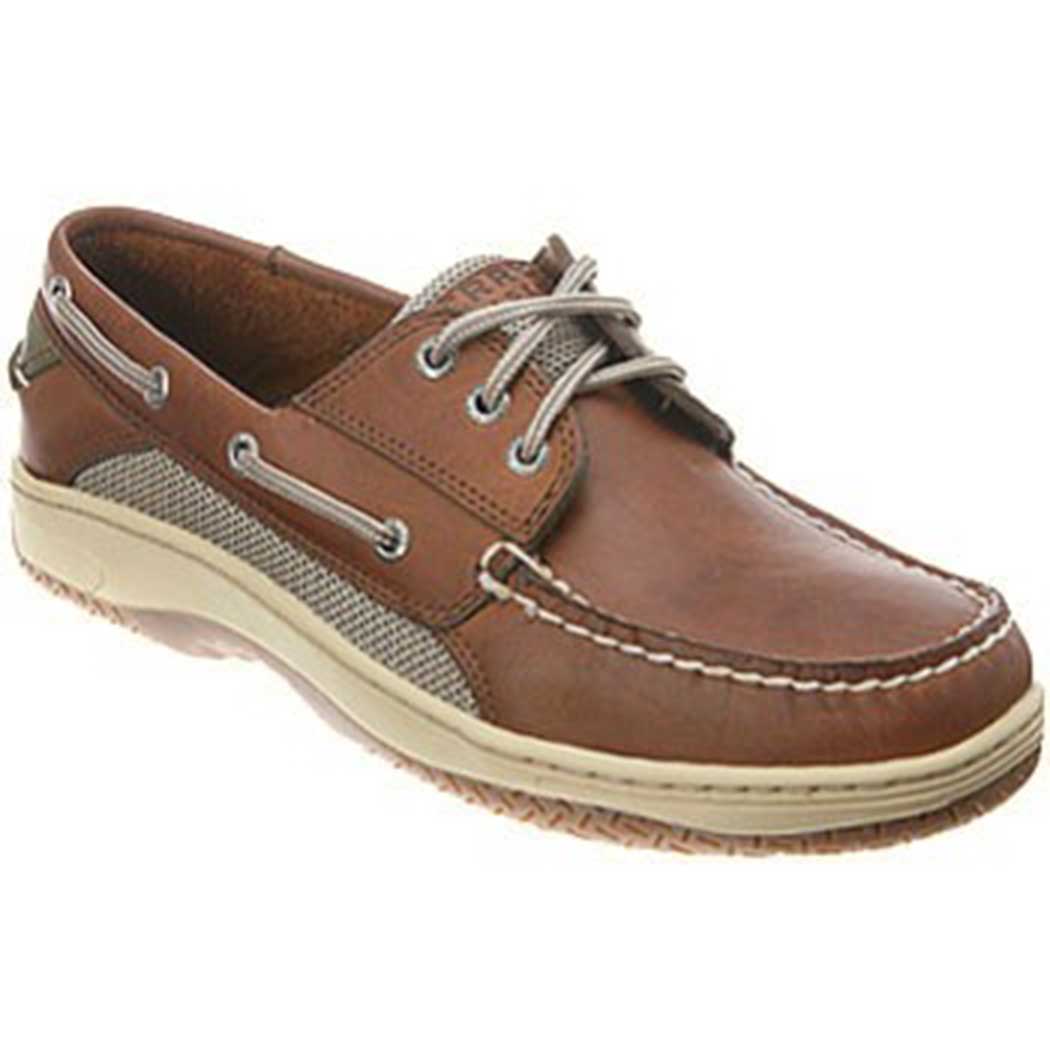 sperry billfish dark tan