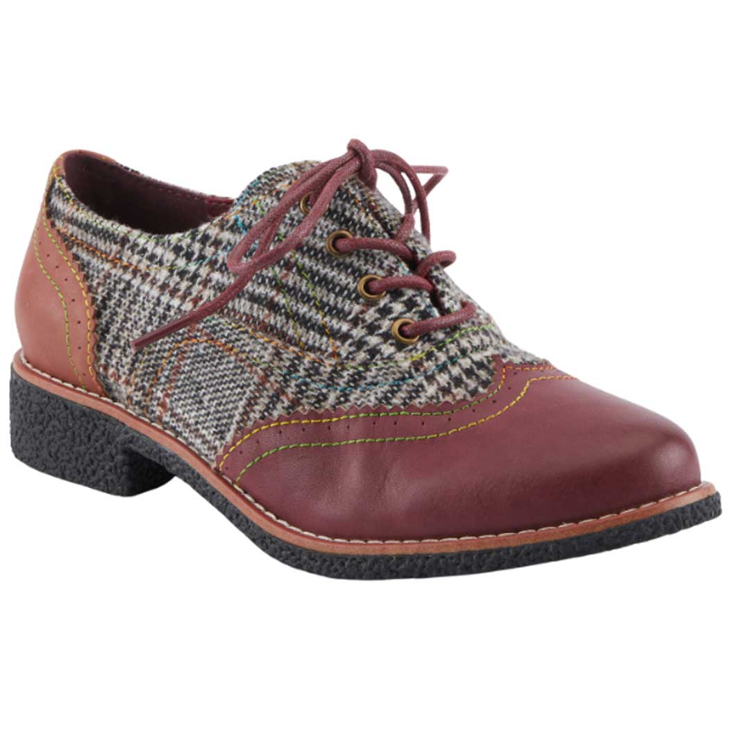 NEW L\'ARTISTE men\'s muggiasti shoes in bordeaux multi L main image 4
