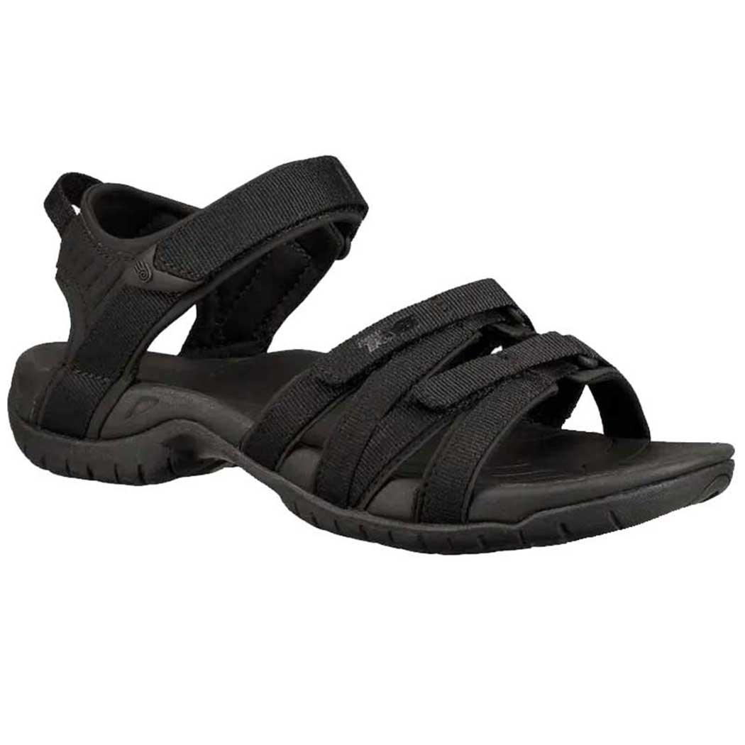 thumbnail interactive-video image 1 of Teva Tirra Women's Hiking Sandals - Black/Grey/Purple, Size 7, Ankle Strap, New In Box 1 of 3
