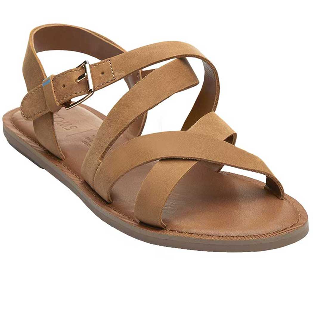TOMS Shoes Sicily Tan Leather 10013440 (Women's)