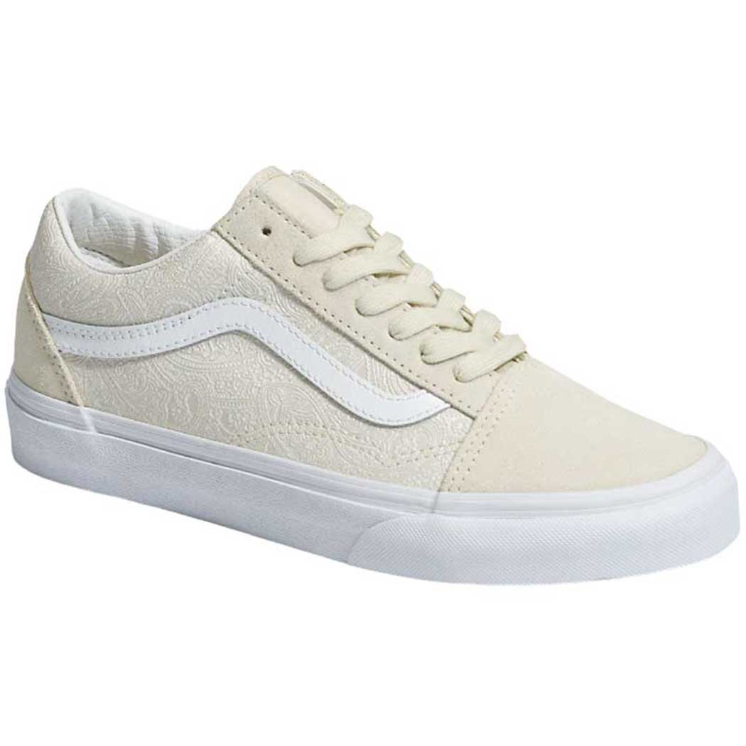 Vans Old Skool Princess Paisley Bone White Free Shipping and Exchanges!